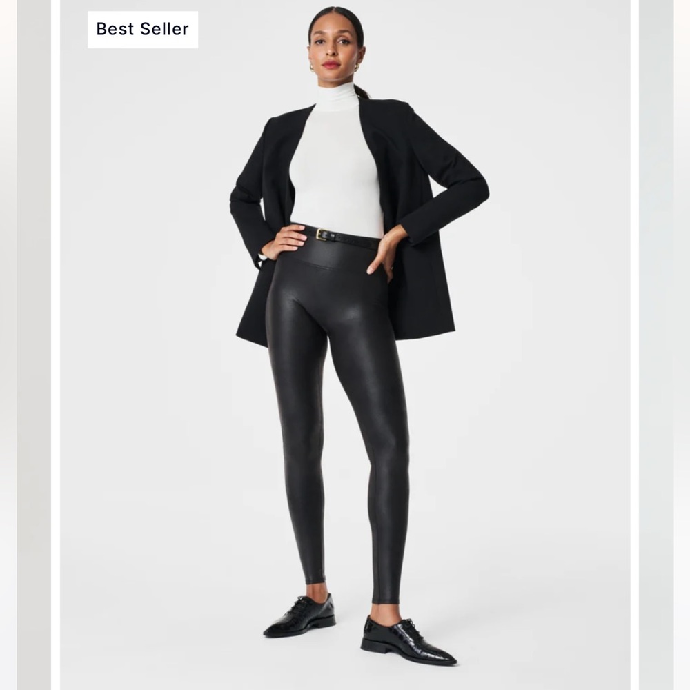 Spanx Leather Leggings